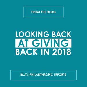 Looking Back at Giving Back: 2018 - reedandassociatesmarketing.com